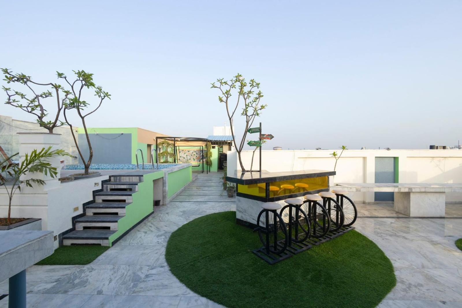 Hotel Sahibs Lighthouse - Swimming Pool Agra  Exteriér fotografie